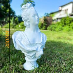 tượng cô gái pháp trang trí decor