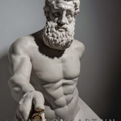 tượng bán thân người selfie