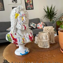 tượng bán thân thần zeus trang trí decor nội thất