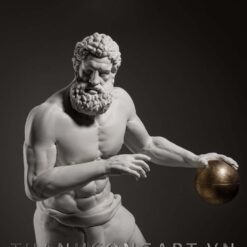 tượng vận động viên bóng chuyền