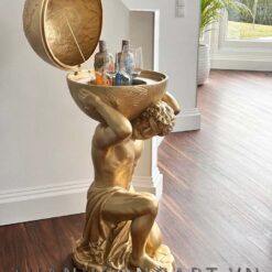 tượng Atlas trang trí decor