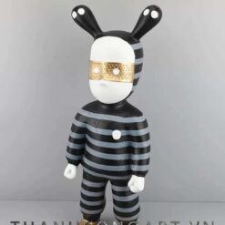 tượng cậu bé hoạt hình trang trí decor