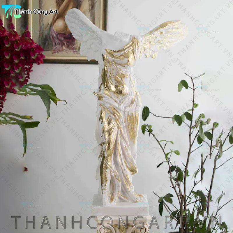Tượng Winged Victory Nike Of Samothrace, Cao 178cm composite