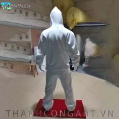 tượng nhân vật không đầu kt 180cm composite