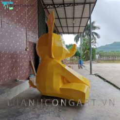 mô hình matcos linh vật chú voi cách điệu